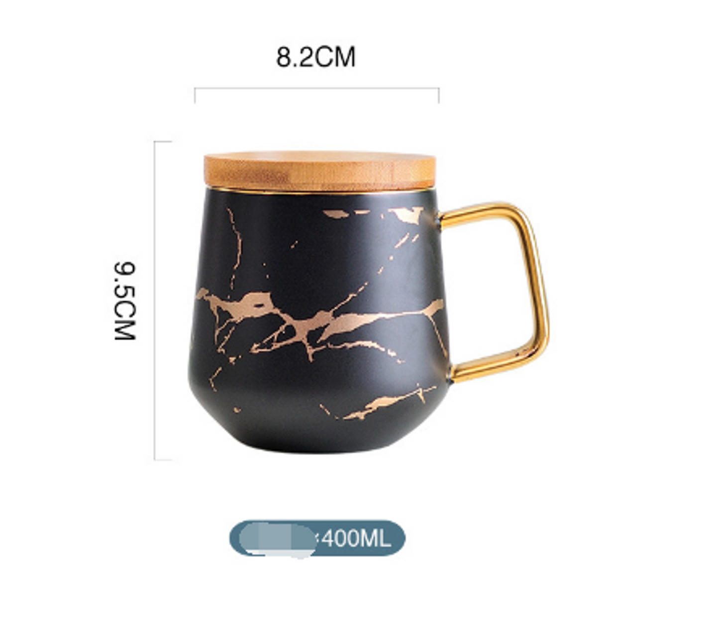 Coffee Mugs Marble Gold Inlay