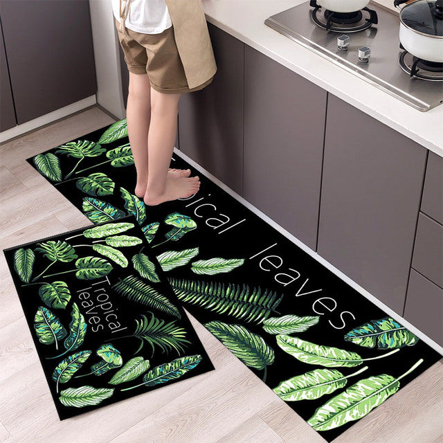 Tableware Pattern Floor Mat