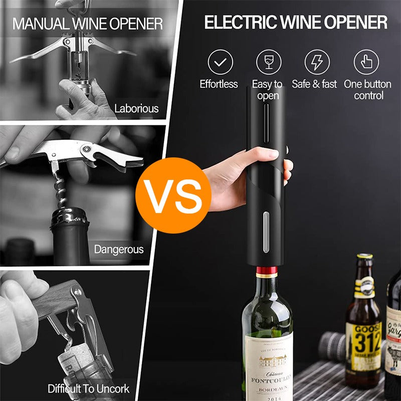 Electric Wine Bottle Opener Kit